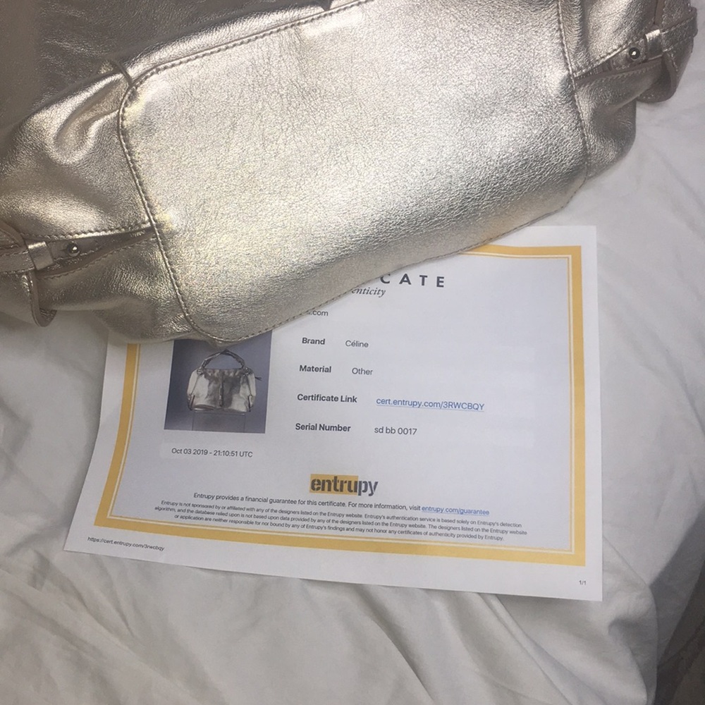 photos of Celine Bittersweet, platinum gold w/CERT - Picture 7 of 8